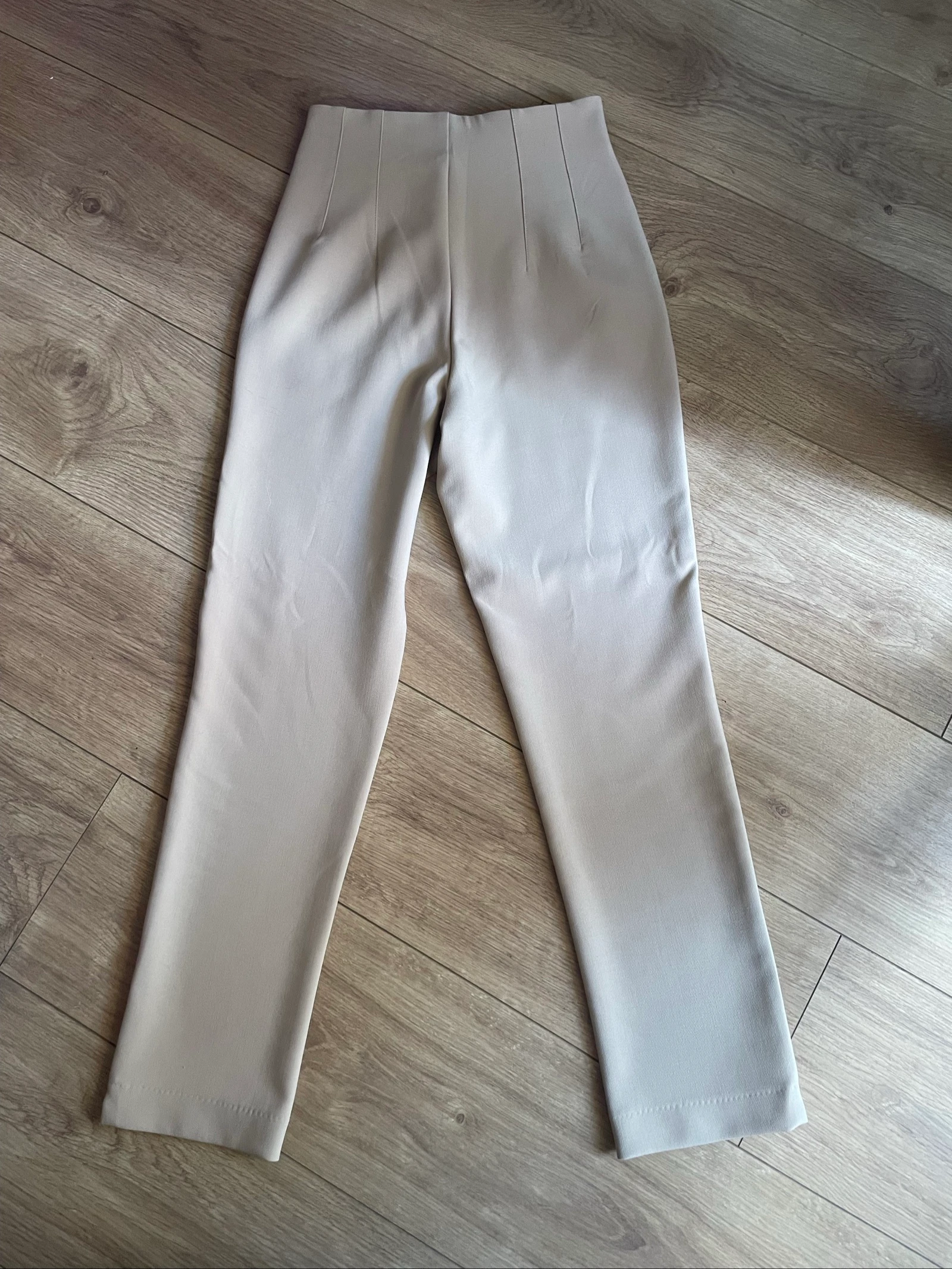 Calça social bege Stradivarius tamanho PP – photo 6